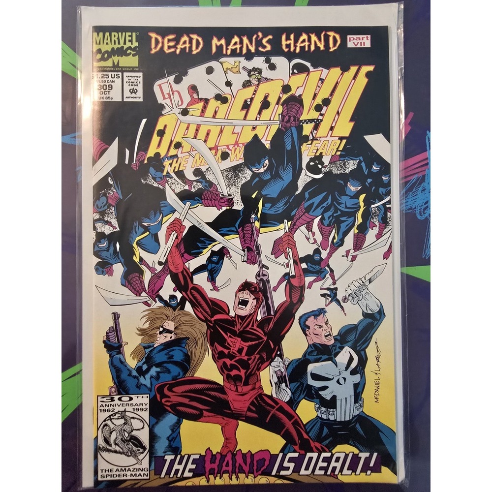 Daredevil #309 Vol. 1 1992 Marvel Comics High Grade Comic Book X152-125